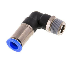 Raccord enfichable 12mm & R1/2'' mâle coude autobloquant laiton/PBT 0-10bar (0-145psi)