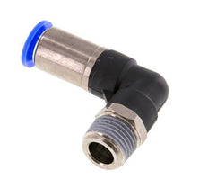 Raccord enfichable 12mm & R1/2'' mâle coude autobloquant laiton/PBT 0-10bar (0-145psi)