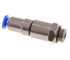 6mm & G1/4'' Quick Swivel Joint Push-In-Male Threads Laiton nickele/PBT NBR Rotatif
