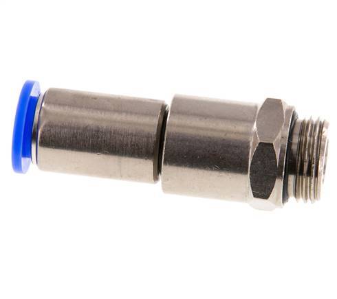 12mm & G1/2'' Quick Swivel Joint Push-In-Male Threads Nickel-Plated Brass/PBT NBR Rotatable