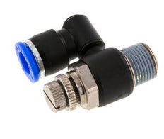 Silencieux de contrôle de débit Sortie de compteur rotative 10 mm - R3/8'' Laiton/PA 66