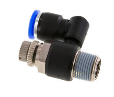 Silencieux de contrôle de débit Sortie de compteur rotative 10 mm - R3/8'' Laiton/PA 66