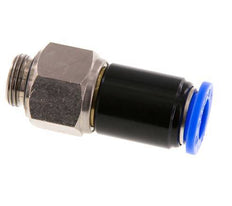 12mm & G3/8'' Joint articule Filetages mâles à enfoncer Laiton nickele/PBT NBR Rotatif