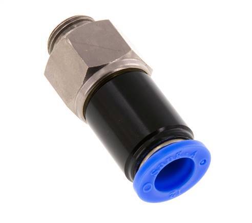 12mm & G3/8'' Joint articule Filetages mâles à enfoncer Laiton nickele/PBT NBR Rotatif