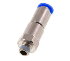 joint tournant rapide 8mm & R1/8'' Filets mâles à enfoncer Laiton nickele/PBT NBR rotatif