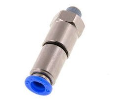joint tournant rapide 8mm & R1/8'' Filets mâles à enfoncer Laiton nickele/PBT NBR rotatif