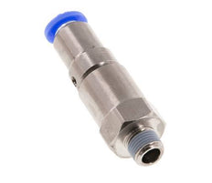 6mm & R1/8'' Quick Swivel Joint Push-In-Male Threads Laiton nickele/PBT NBR rotatif