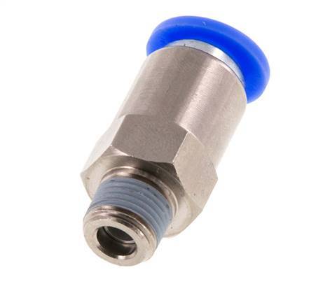 Clapet anti-retour à poussoir 8mm & R1/8'' mâle en laiton/PBT 0.2-10bar (3-145psi) Filetage de tuyau