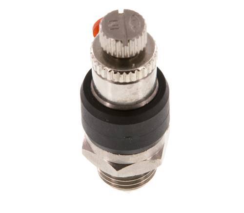 Coude de raccordement pour silencieux 4 mm - G1/4'' laiton/PA 66
