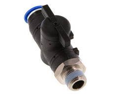vanne à boule droite à 2 voies 12 mm - R3/8'' plastique/laiton