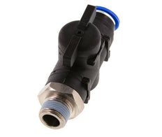 vanne à boule droite à 2 voies 12 mm - R3/8'' plastique/laiton