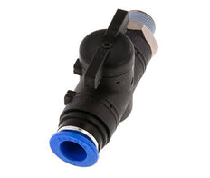 vanne à boule droite à 2 voies 12 mm - R3/8'' plastique/laiton
