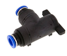 vanne à bille coudée à 2 voies 10 mm Plastique/laiton