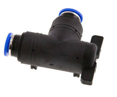 vanne à bille coudée à 2 voies 10 mm Plastique/laiton