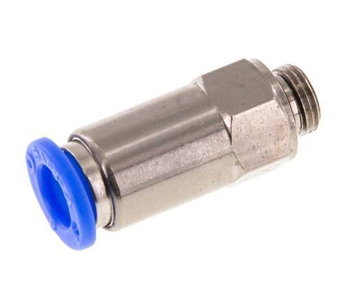Clapet anti-retour à poussoir 8mm & G1/8'' mâle laiton/PBT 0.2-10bar (3-145psi) filetage de tuyau
