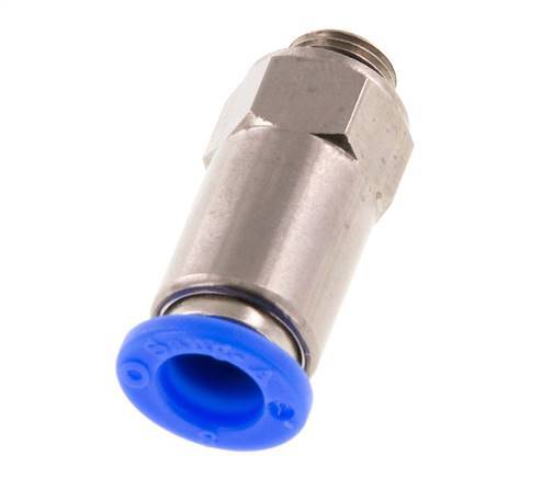Clapet anti-retour à poussoir 8mm & G1/8'' mâle laiton/PBT 0.2-10bar (3-145psi) filetage de tuyau