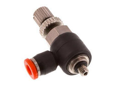 Coude d'entrée pour silencieux 3 mm - M3 Laiton/PBT