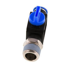 vanne manuelle d'arrêt à 3/2 voies 10 mm - R1/2'' plastique/laiton Ventilation côté tube