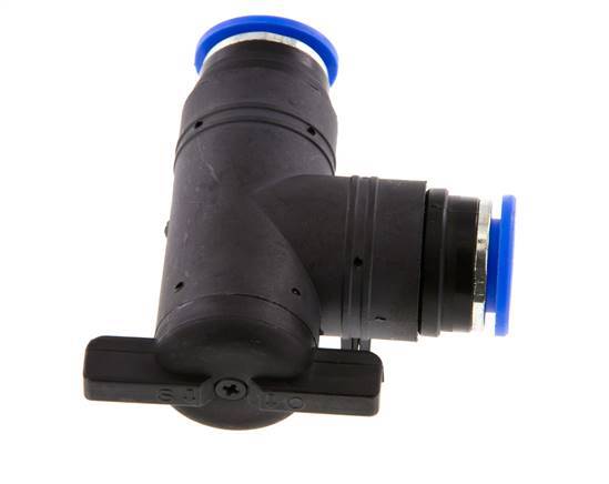 vanne à bille coudée à 2 voies 12 mm Plastique/laiton