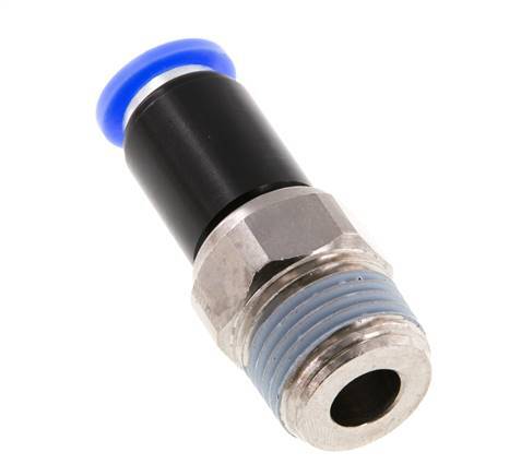 10mm & R1/2'' Joint articulé Filetages mâles à enfoncer Laiton nickelé/PBT NBR Rotatif