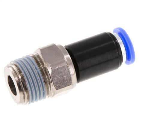 10mm & R1/2'' Joint articulé Filetages mâles à enfoncer Laiton nickelé/PBT NBR Rotatif