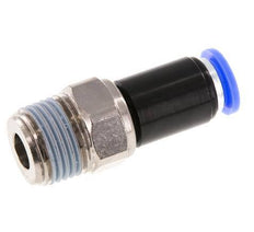 10mm & R1/2'' Joint articulé Filetages mâles à enfoncer Laiton nickelé/PBT NBR Rotatif