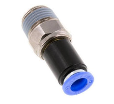 10mm & R1/2'' Joint articulé Filetages mâles à enfoncer Laiton nickelé/PBT NBR Rotatif