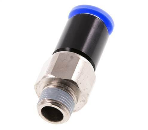 12mm & R3/8'' Joint pivotant Filetages mâles à enfoncer Laiton nickelé/PBT NBR Rotatif