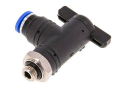2-Way Elbow Ball Valve 8 mm - G1/8'' Plastic/Brass