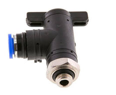 2-Way Elbow Ball Valve 8 mm - G1/8'' Plastic/Brass