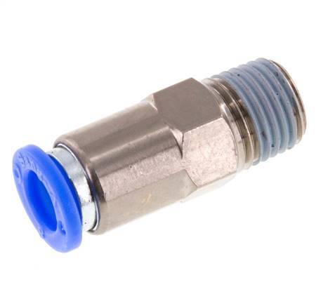 Clapet anti-retour à poussoir 8mm et R1/4'' mâle en laiton/PBT 0.2-10bar (3-145psi) Filetage de tuyau
