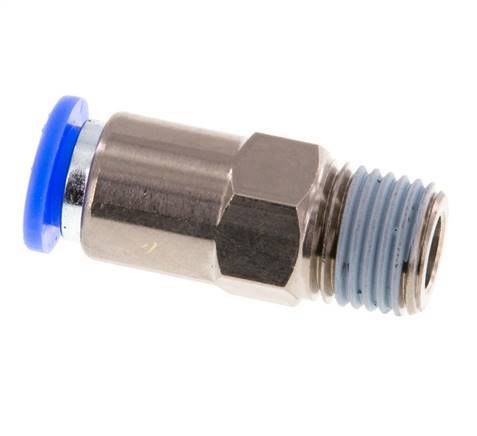 Clapet anti-retour à poussoir 8mm et R1/4'' mâle en laiton/PBT 0.2-10bar (3-145psi) Filetage de tuyau