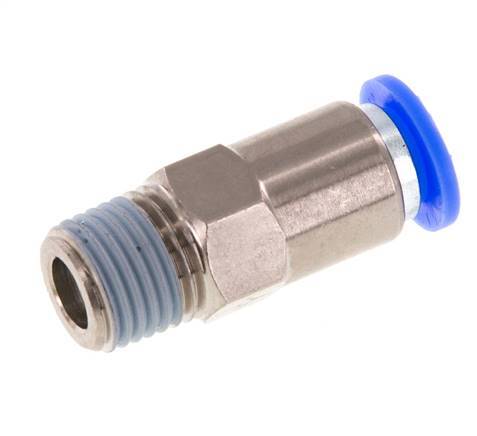 Clapet anti-retour à poussoir 8mm et R1/4'' mâle en laiton/PBT 0.2-10bar (3-145psi) Filetage de tuyau