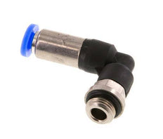 Raccord à Enfoncer 4mm & G1/8'' Mâle Coude Autobloquant en Laiton/PBT 0-10bar (0-145psi) [2 Pièces]