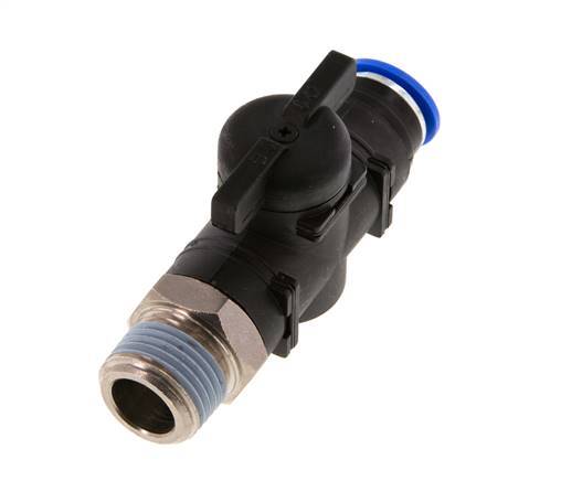 vanne à boule droite à 2 voies 12 mm - R1/2'' Plastique/laiton