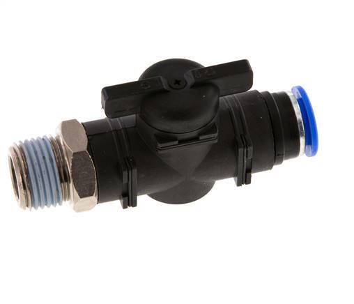 vanne à boule droite à 2 voies 12 mm - R1/2'' Plastique/laiton