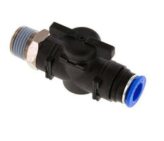 vanne à boule droite à 2 voies 12 mm - R1/2'' Plastique/laiton