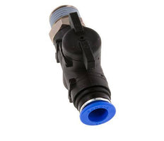 vanne à boule droite à 2 voies 12 mm - R1/2'' Plastique/laiton