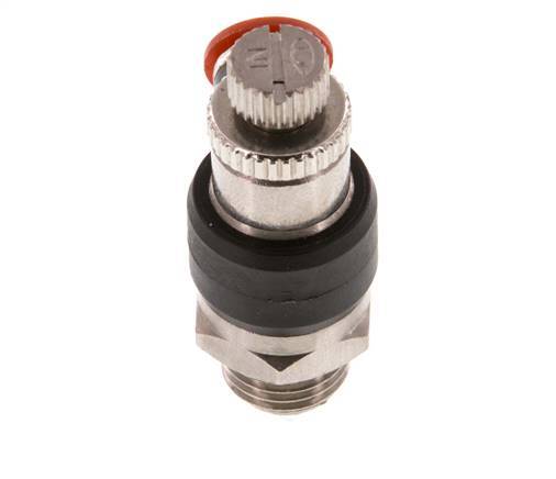 Coude d'entrée pour silencieux de contrôle de débit 6 mm - G1/4'' laiton/PA 66