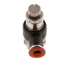 Coude d'entrée pour silencieux de contrôle de débit 6 mm - G1/4'' laiton/PA 66