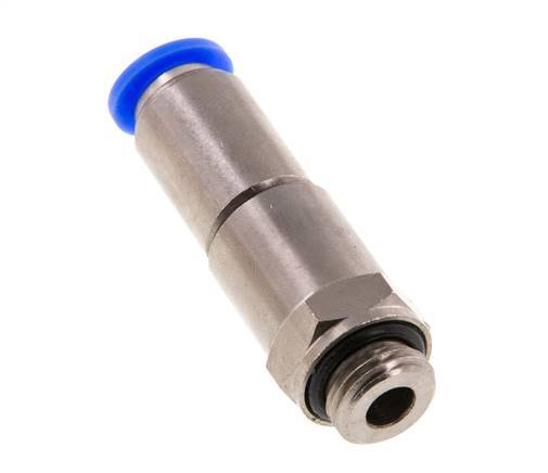 8mm & G1/4'' Quick Swivel Joint Push-In-Male Threads Laiton nickele/PBT NBR Rotatif