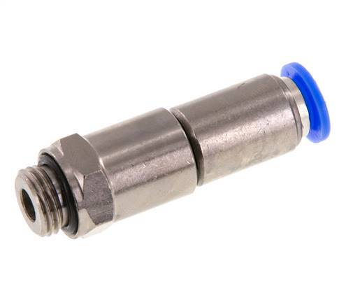 8mm & G1/4'' Quick Swivel Joint Push-In-Male Threads Laiton nickele/PBT NBR Rotatif