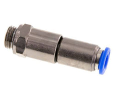 8mm & G1/4'' Quick Swivel Joint Push-In-Male Threads Laiton nickele/PBT NBR Rotatif