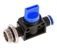 vanne manuelle d'arrêt 3/2 6 mm - G3/8'' plastique/laiton Filetage côté ventilation
