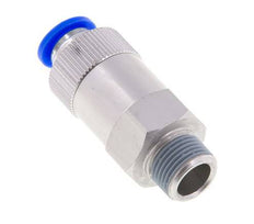 Clapet anti-retour à poussoir 10mm & R3/8'' mâle aluminium 0.2-10bar (3-145psi) Filetage-Tuyau