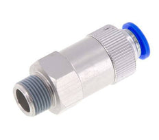 Clapet anti-retour à poussoir 10mm & R3/8'' mâle aluminium 0.2-10bar (3-145psi) Filetage-Tuyau