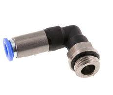 Raccord enfichable 8mm & G3/8'' mâle coude autobloquant laiton/PBT 0-10bar (0-145psi)