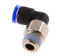 Coude 12mm & R1/2'' Joint pivotant Filets mâles à enfoncer Laiton nickele/PBT NBR Rotatif