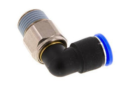 Coude 12mm & R1/2'' Joint pivotant Filets mâles à enfoncer Laiton nickele/PBT NBR Rotatif