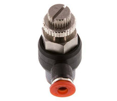 Coude d'entrée pour silencieux 4 mm - R1/4'' laiton/PA 66